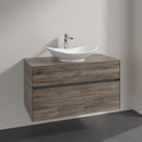 Villeroy & Boch My Nature countertop washbasin with Embrace vanity unit with 2 pull-out compartments