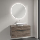 Villeroy & Boch My Nature countertop washbasin with Embrace vanity unit and More to See Lite mirror