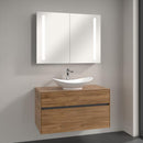 Villeroy & Boch My Nature countertop washbasin with Embrace vanity unit and My View 14 mirror cabinet