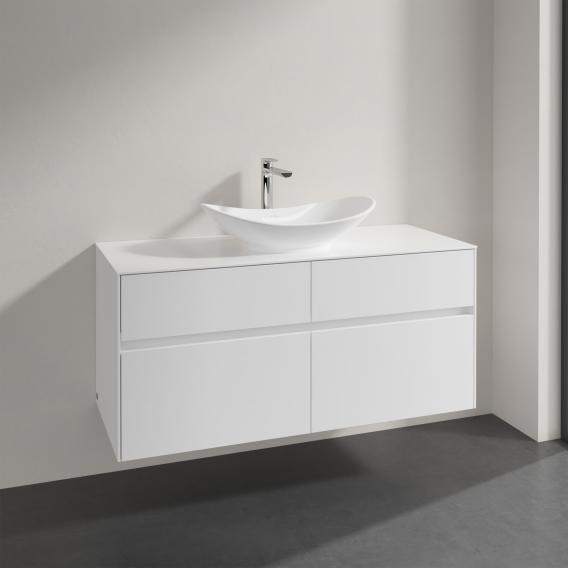 Villeroy & Boch My Nature countertop washbasin with Embrace vanity unit with 4 pull-out compartments