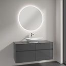 Villeroy & Boch My Nature countertop washbasin with Embrace vanity unit and More to See Lite mirror