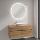 Villeroy & Boch My Nature countertop washbasin with Embrace vanity unit and More to See Lite mirror