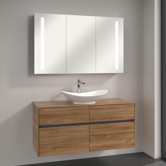 Villeroy & Boch My Nature countertop washbasin with Embrace vanity unit and My View 14 mirror cabinet