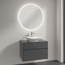 Villeroy & Boch My Nature countertop washbasin with Embrace vanity unit and More to See Lite mirror