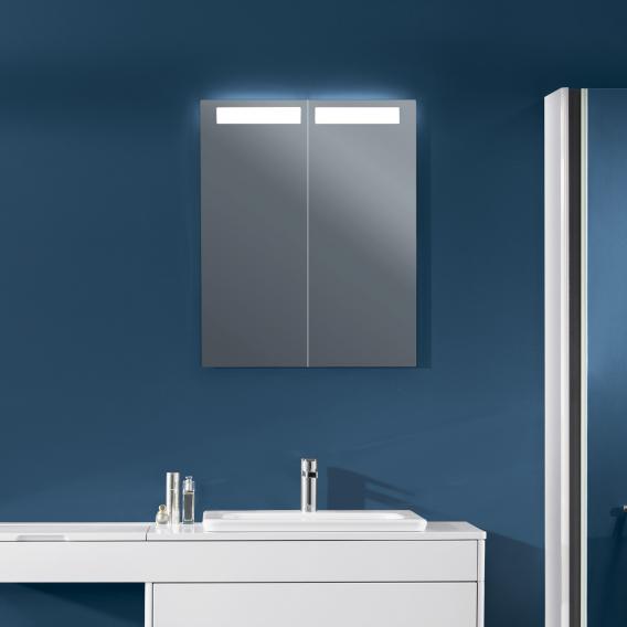 Villeroy & Boch My View-In recessed mirror cabinet with lighting and 2 doors