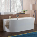Villeroy & Boch Oberon 2.0 back-to-wall bath with panelling