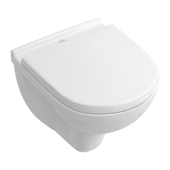 Villeroy & Boch O.novo combi pack Compact wall-mounted washdown toilet, with toilet seat