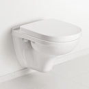 Villeroy &amp; Boch O.novo 組合套裝 緊湊型壁掛式直沖馬桶，附馬桶座圈