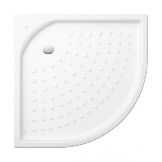 Villeroy & Boch O.novo quadrant shower tray with nubs white