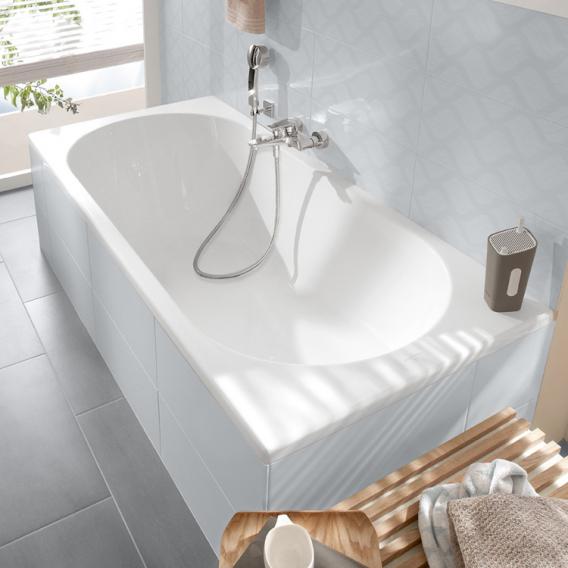 Villeroy & Boch O.novo Solo rectangular bath, built-in white