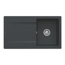 Villeroy & Boch Siluet 50 Flat kitchen sink with drainer, reversible