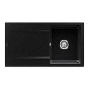 Villeroy & Boch Siluet 50 kitchen sink with drainer, reversible