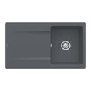 Villeroy & Boch Siluet 50 kitchen sink with drainer, reversible