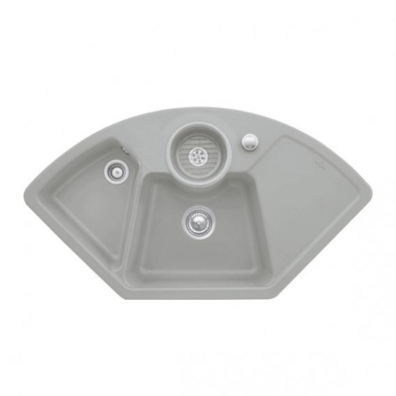 Villeroy & Boch Solo Eck corner kitchen sink with half bowl and drainer