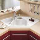 Villeroy & Boch Solo Eck corner kitchen sink with half bowl and drainer