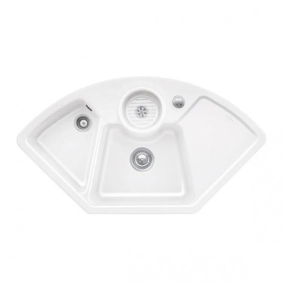 Villeroy & Boch Solo Eck corner kitchen sink with half bowl and drainer