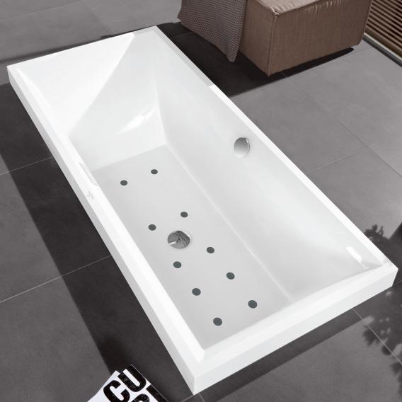 Villeroy &amp; Boch Squaro 矩形漩渦浴缸，內置