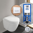 Villeroy & Boch Subway 2.0 Compact complete SET wall-mounted toilet with neeos pre-wall element, flush plate