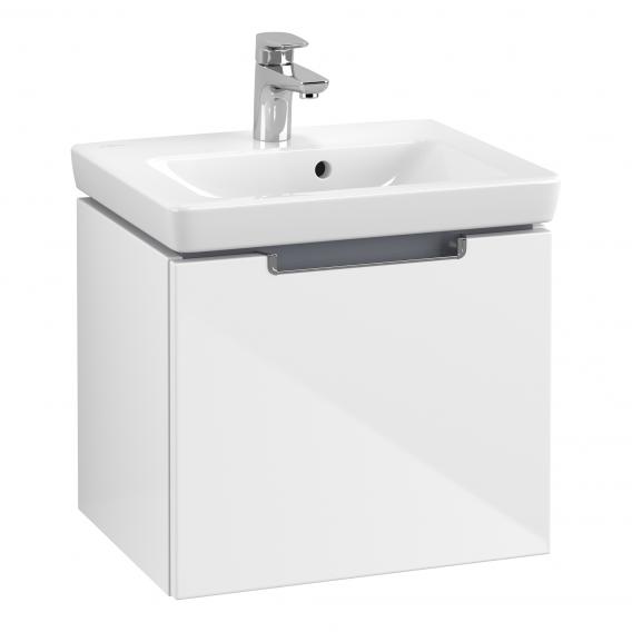 Villeroy & Boch Subway 2.0 hand washbasin with vanity unit with 1 pull-out compartment