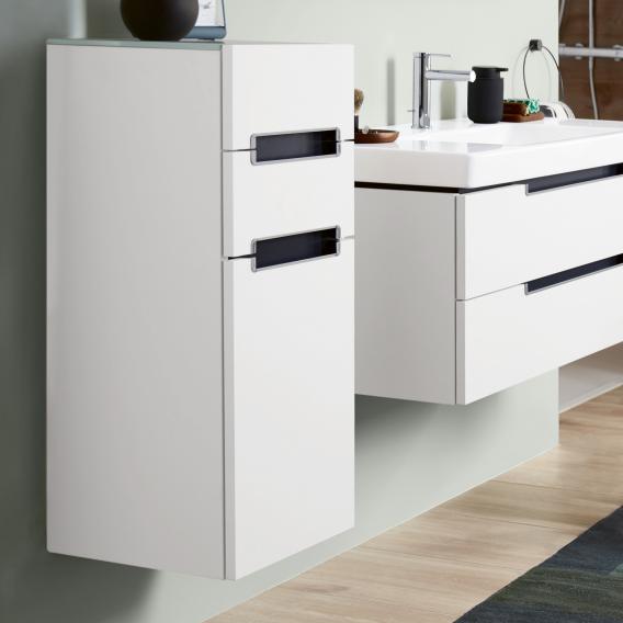 Villeroy & Boch Subway 2.0 side unit with 1 door and 2 drawers