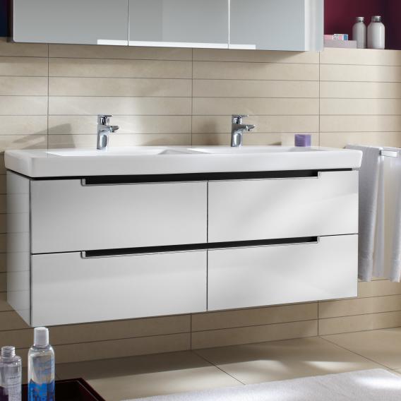 Villeroy & Boch Subway 2.0 XL vanity unit for double washbasin, 4 pull-out compartments