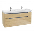 Villeroy & Boch Subway 2.0 XXL vanity unit for double washbasin, 4 pull-out compartments