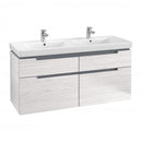 Villeroy & Boch Subway 2.0 XXL vanity unit for double washbasin, 4 pull-out compartments