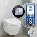 Villeroy &amp; Boch Subway 2.0 ViFresh 完整套裝壁掛式馬桶，搭配 neeos 前牆元件、沖水板