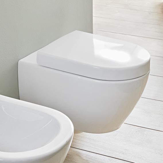 Villeroy & Boch Subway 2.0 ViFresh wall-mounted washdown toilet, open flush rim, DirectFlush