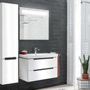 Villeroy &amp; Boch Subway 2.0 洗臉盆，附梳妝台和更多 14 面鏡子