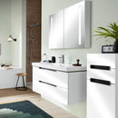 Villeroy &amp; Boch Subway 2.0 洗臉盆，附梳妝台和 My View 14 鏡櫃