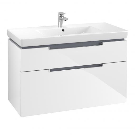 Villeroy & Boch Subway 2.0 washbasin with vanity unit with 2 pull-out compartments