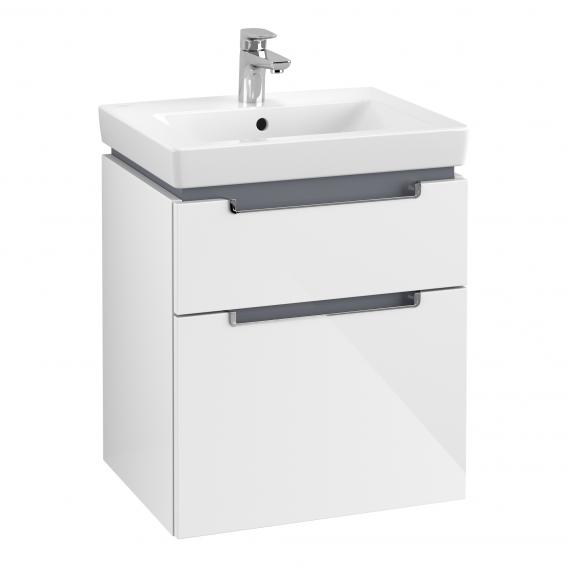 Villeroy & Boch Subway 2.0 washbasin with vanity unit with 2 pull-out compartments