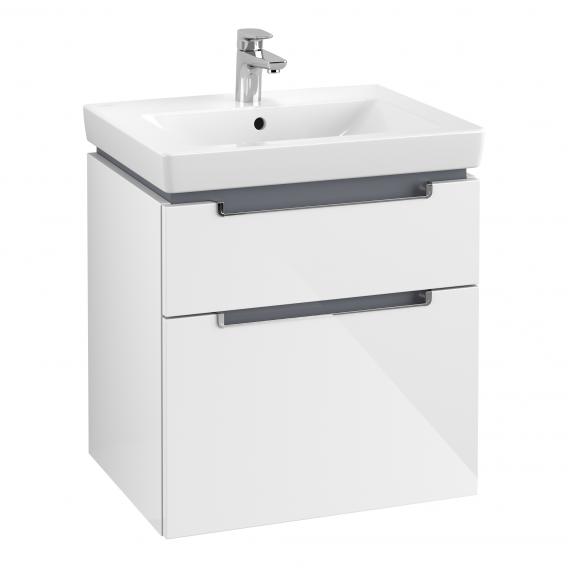 Villeroy & Boch Subway 2.0 washbasin with vanity unit with 2 pull-out compartments