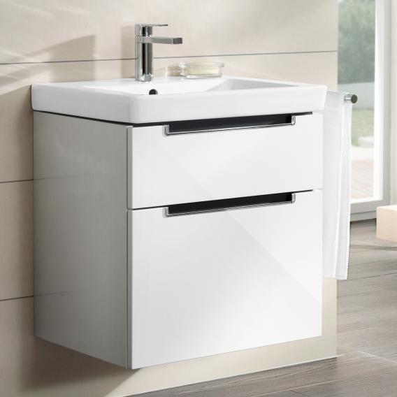 Villeroy & Boch Subway 2.0 washbasin with vanity unit with 2 pull-out compartments