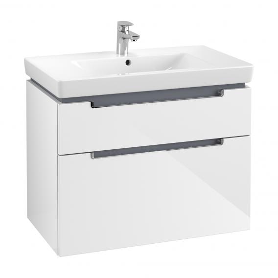 Villeroy & Boch Subway 2.0 washbasin with vanity unit with 2 pull-out compartments