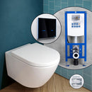 Villeroy & Boch Subway 3.0 complete SET wall-mounted toilet with neeos pre-wall element, flush plate