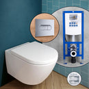 Villeroy & Boch Subway 3.0 complete SET wall-mounted toilet with neeos pre-wall element, flush plate