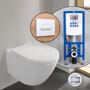Villeroy & Boch Subway 3.0 complete SET wall-mounted toilet with neeos pre-wall element, flush plate