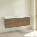 Villeroy &amp; Boch Subway 3.0 雙洗臉盆，附梳妝台，附 2 個拉出式隔間