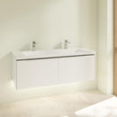 Villeroy &amp; Boch Subway 3.0 雙洗臉盆，附梳妝台，附 2 個拉出式隔間