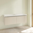 Villeroy &amp; Boch Subway 3.0 雙洗臉盆，附梳妝台，附 2 個拉出式隔間