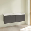 Villeroy &amp; Boch Subway 3.0 雙洗臉盆，附梳妝台，附 2 個拉出式隔間