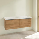 Villeroy &amp; Boch Subway 3.0 雙洗臉盆，附梳妝台，附 2 個拉出式隔間