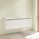 Villeroy &amp; Boch Subway 3.0 雙洗臉盆，附梳妝台，附 2 個拉出式隔間