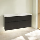 Villeroy &amp; Boch Subway 3.0 雙洗臉盆，附梳妝台，附 4 個拉出式隔間