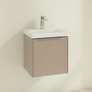 Villeroy & Boch Subway 3.0 hand washbasin with vanity unit with 1 door