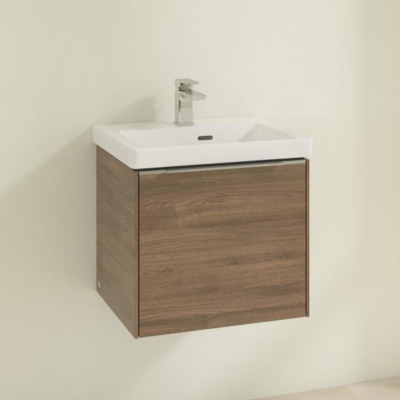 Villeroy & Boch Subway 3.0 hand washbasin with vanity unit with 1 pull-out compartment