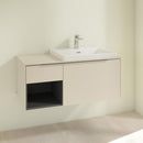 Villeroy & Boch Subway 3.0 vanity unit with 2 pull-out compartments and 1 shelf element
