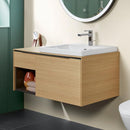 Villeroy & Boch Subway 3.0 vanity unit with 2 pull-out compartments and 1 shelf element